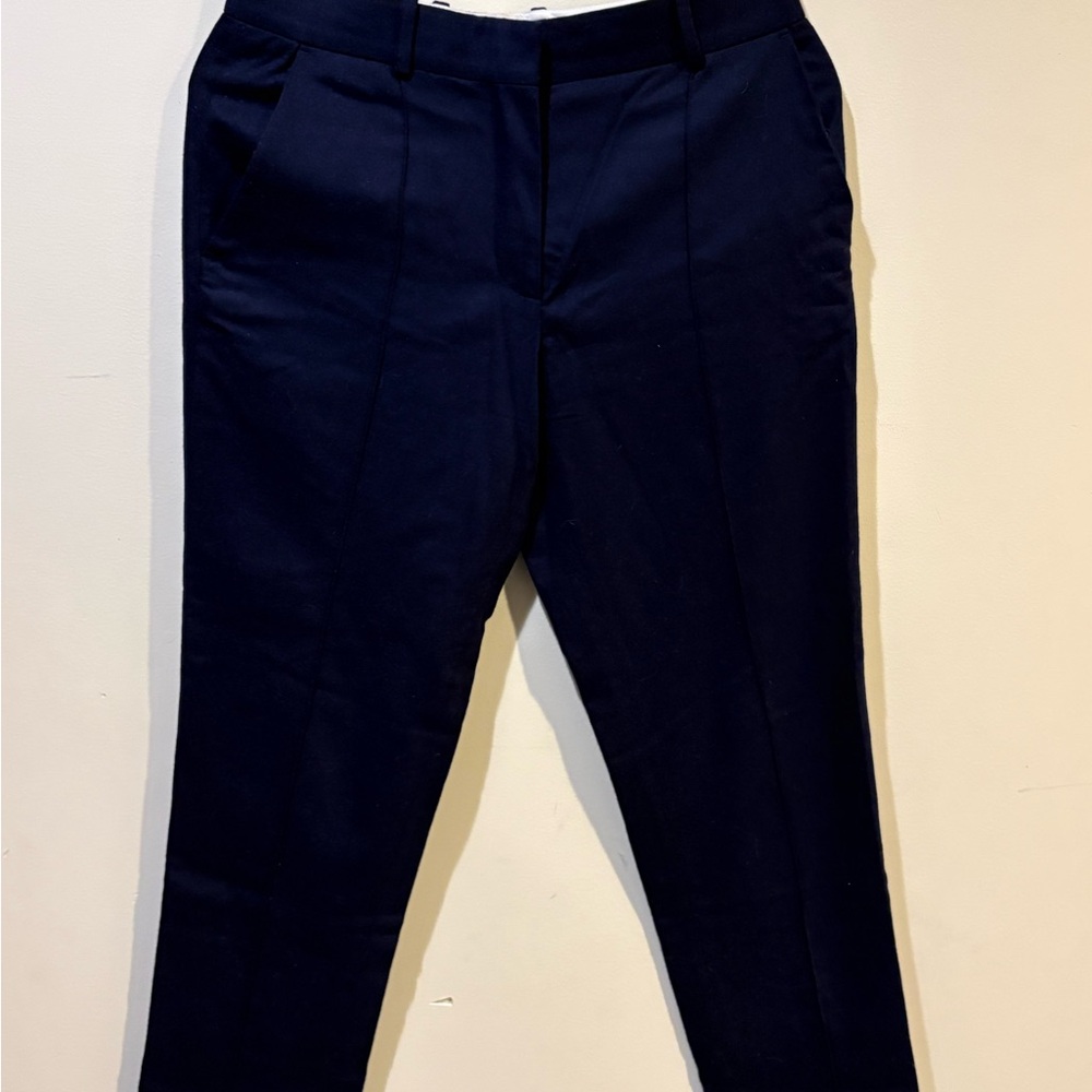 Everlane Navy Slim Tapered Wool Pants